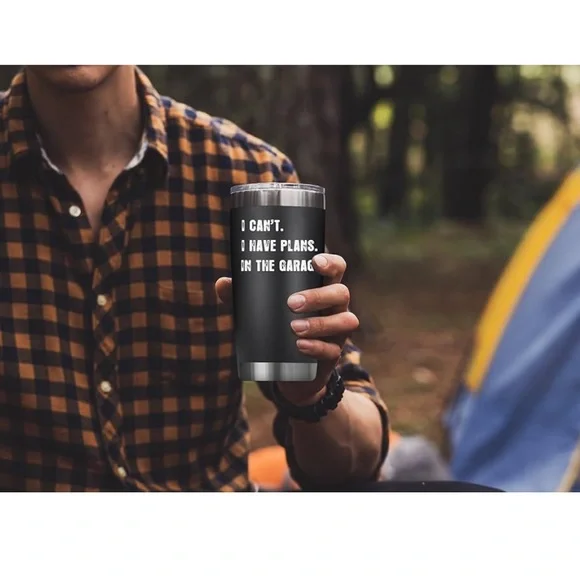 Guy Gifts Insulated Tumbler 20 oz “I can’t” - Picture 6 of 6